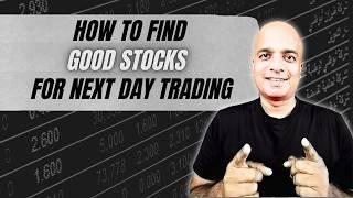 How to Find Good Momentum Stocks to Day Trade? #screenerforstockmarket