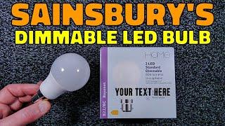 Inside a Sainsbury's dimmable LED bulb