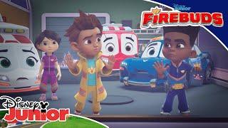 The Sleepover Stakeout  | Firebuds  | Disney Junior Arabia