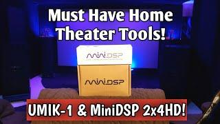 Using the UMIK-1 & MiniDSP 2x4HD!  Must Have Home Theater Tools!