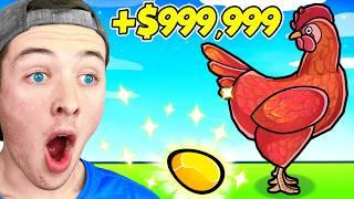 Spending $974,969 in EGG FARM TYCOON (roblox)