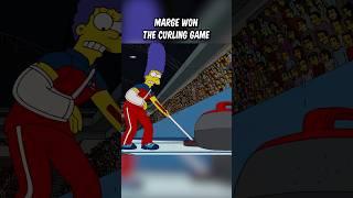 Marge won the curling game