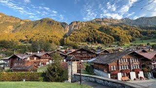 An autumn walk in Brienz, Switzerland - the heart of Europe 4K