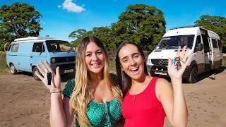 24 Hour Van Swap w/ @Steps2Adventure (Costly mistake!)