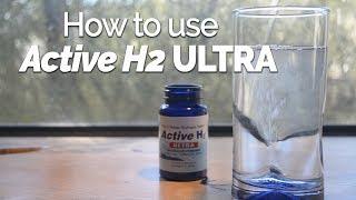 Active H2 ULTRA – How to Use Hydrogen Tablets