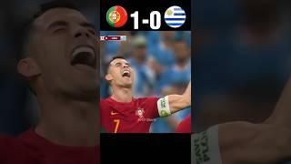 Purtugal vs Uruguay World Cup 2022 #football #ronaldo #shorts #youtube