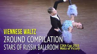 Viennese Waltz Compilation = Stars of Russia Ballroom = 2023 Waltz of Victory CSKA Cup 2Round