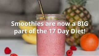 Smoothie Recipes for the 17 Day Diet (Transitional Day Fast)