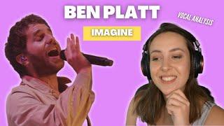 BEN PLATT: Imagine | Vocal Coach Reacts | Jennifer Glatzhofer