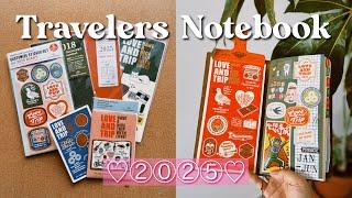 Travelers Notebook Journal  SET UP 2025 | Janethecrazy