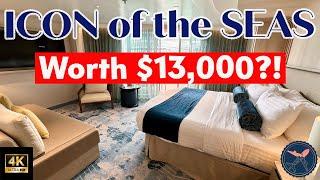 Icon of the Seas | Royal Caribbean | Is this Stateroom worth $13,000?! | Sunset Junior Suite