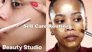 Shave Your Face For Clear Skin! Skincare Routine | Beauty Studio