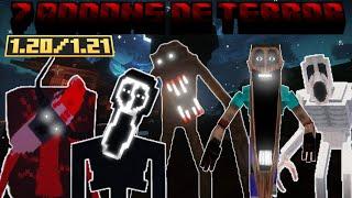 ¡TOP 7 ADDONS DE TERROR PARA MINECRAFT BEDROCK 1.20 - 1.21!