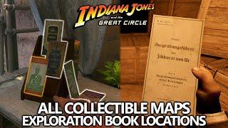 Indiana Jones and the Great Circle - All Collectible Maps Locations Guide (Exploration Books)