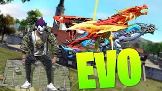 EVO GUNS ONLY CHALLENGE ON FREE FIRE || RJ ROCK