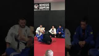 BJJ  1/2 Guard Sweep      Roberto Gordo