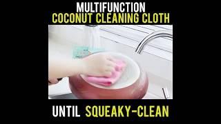 Multipurpose Washable & Reusable Coconut Cleaning Wiping Rag Cloth