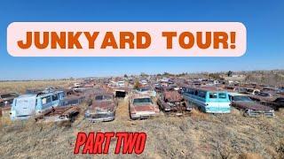 Part Two Junkyard Walk Around: Henry's Collection! 1940s 50s 60s 70s 80s Cars & Trucks!