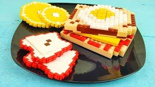 Lego Breakfast - Lego In Real Life | Stop Motion Cooking & ASMR