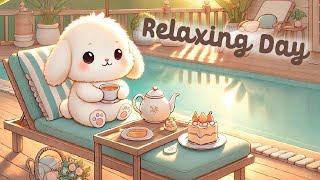 Relaxing Day Lofi  1 Hour Cafe Song  Morning Song  cute & relaxing music  Make Your Day Better