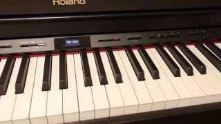 Roland HP 506 Digital Piano Test