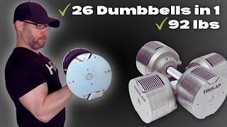 Trulap Adjustable Dumbbells Testing / Measuring & Initial Review - 26 Adjustable Dumbbells In 1