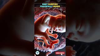 Baby Napping Inside the Womb | Adorable Sleeping Moments #Pregnancy #BabyBump #shorts