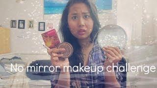 NO MIRROR MAKEUP CHALLENGE |  Bee