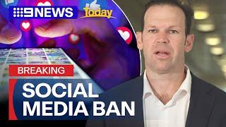 Matt Canavan calls for shelving of social media ban | 9 News Australia