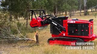 Fecon FTX150-2 Forestry Mulching Tractor by Fecon Australia