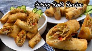 Spring Roll Recipe || Easy Spring Rolls Recipe by Tastemade World || Chicken Rolls