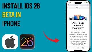 How To Install iOS 26 Beta In iPhone
