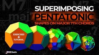 Superimposing  Pentatonics on Major 7th chords