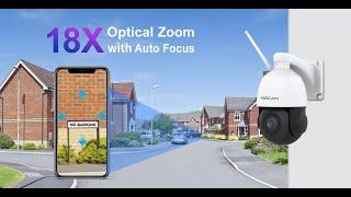 Foscam SD2X 18X Optical Zoom 1080P HD Outdoor PTZ Security Camera