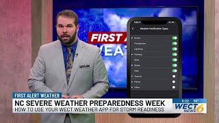 Severe Weather Preparedness Week: Learn more about the WECT Weather app