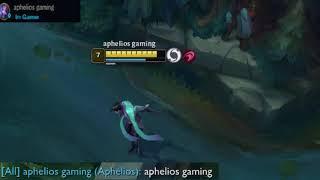 aphelios gaming?