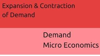 Expansion & Contraction of demand | Demand Micro Economics | CA CPT | CS & CMA Foundation | Class 11