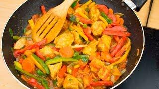 Chicken Recipes: How To Make Chicken/Vegetable Sitr Fry | Afropotluck