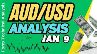 AUD USD Technical Analysis for January 9, 2025