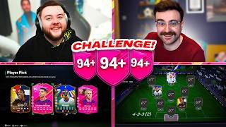 ANDY WAS FUMING! 94+ PICK TEAM CHALLENGE!