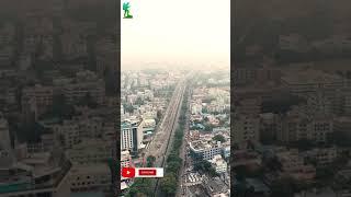 Vijayawada city Drone view | #Myweekendstory #shorts