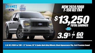 New 2024 Ford F-150 XLT FX4 Offer | $13,250 Savings -OR- 3.9% for 60m | Ford Dealer in Dallas, TX