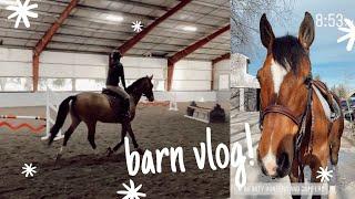 wkend barn vlog!!