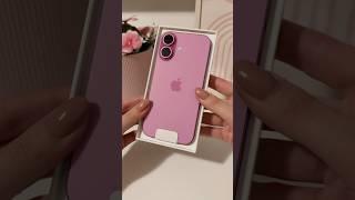 Pink iPhone 16 unboxing 🩷