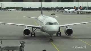 Lufthansa A320-200 Start Up, Taxi, Take Off and Climb out of