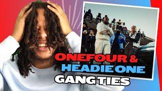 ONEFOUR & Headie One - Gang Ties (Official Music Video) REACTION