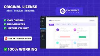 Exclusive Addons with License Key | Premium Elementor Addons | Lifetime Genuine Activation Key