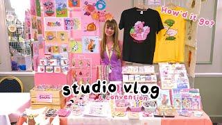 STUDIO VLOG  When a convention doesn’t go to plan  Selling my art at Animangapop Artist Alley