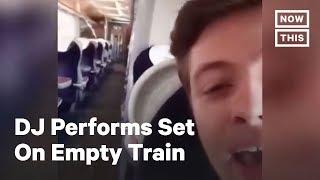 UK DJ Performs Set on Empty Train During COVID-19 | NowThis