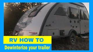 RVers How To: Dewinterize your trailer